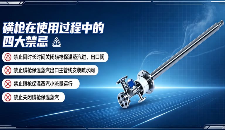 The four prohibitions to follow when using the sulfur gun